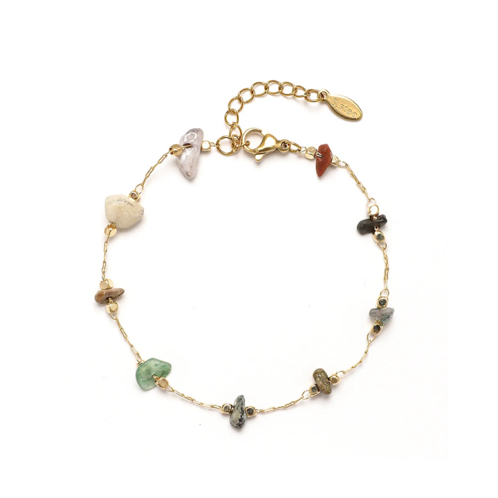 Pulsera Piedras Colores