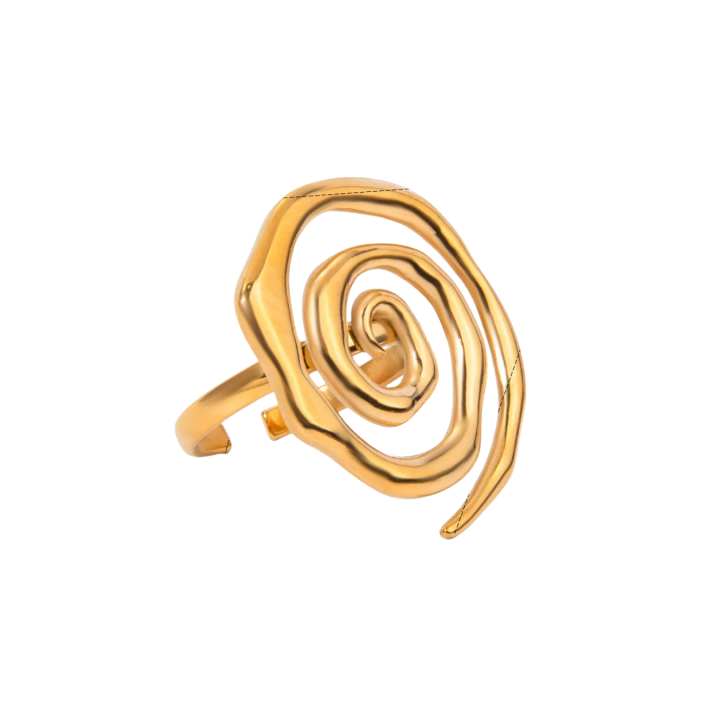 Anillo Caracol Dorado