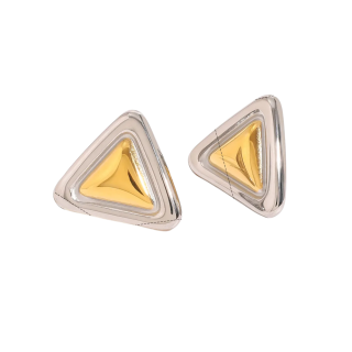 Aretes Triángulo Bicolor