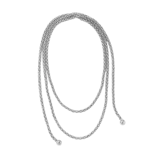 Collar Nudo Plateado