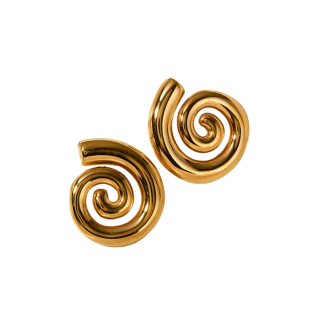 Aretes Caracol Dorados