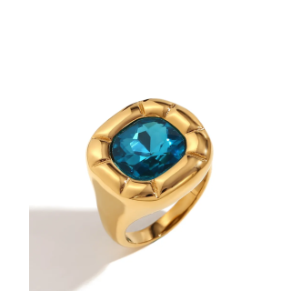 Anillo Brillo Azul